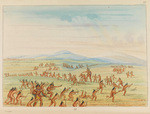 [Mandan Indians sham-fight]