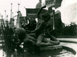 "Triton Babies" on the lawn of Fine Arts Palace, 84