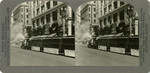 Old type of locomotive and dining-car in the parade of the 150th anniversary of the foiunding of Los Angeles, 21