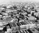 [Aerial view of Los Angeles north of First Street]