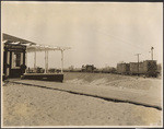 [Northern Electric Railroad and highway grade bridge at "M" Street, Sacramento] (6 views)