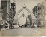 [GAR memorial arches.]