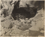 Four 12" needle valves in place at lower end of outlet before cleaning out wasteway, March 1, 1914