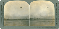 One of the United States military aeroplanes flying over San Diego Bay, Calif., U. S. A., 16666