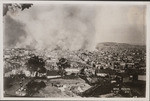 [Cityscape from Sixteenth St. Hill looking east. Market St. running diagonally, left to right]