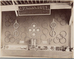 View of exhibit of C. F. Marwedel, 56 First St., machinists', engineers' and bicycle supplies, at Mechanic's Institute Fair, 1895