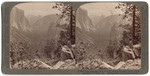 From Inspiration Point (E.N.E) through Yosemite Valley - showing Bridal Veil Falls, Cal., (1)6017