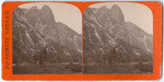 Sentinel Rock, 3,270 feet high, from the Merced River, below Hutchings' Hotel, # 1622