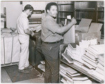 [California State Library, book processing staff]