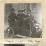 [Biggy, Ruef, and Foley riding in an automobile]
