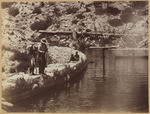 [Fishing off Bear Valley Dam]