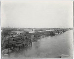 [Railroad cars at Sacramento's waterfront]