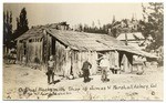 Original blacksmith shop of James W. Marshall, Kelsey, Cal.