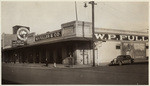 N.E. Corner of Front & L Street, March 1938, old warehouse of W.P. Fuller Company