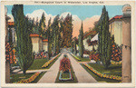 Bungalow Court in midwinter, Los Angles [sic], Cal., 754