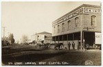 5th Street looking west Clovis, Cal. # 2101