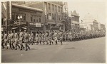 Sept. 11, 1928, ROTC band Fremont H.S., Admission Day (2 views)