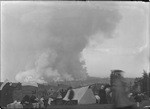 [San Francisco earthquake, Nob Hill on fire]