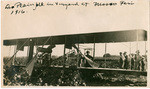 Air plain [sic] fell in vineyard at Fresno Fair 1916