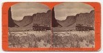 Overland Train Going Through the Palisades, C.P.R.R. Cal. # 227