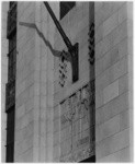 [Exterior relief mural detail Bullock's Wilshire building.]