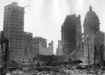 [Ruins, downtown. Mutual Savings building, right center; Call Building at Third and Market Sts., right]