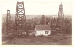 [Oil derricks]