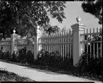 Fence, Sydney Franklin, Palm Drive & Sunset Boulevard