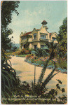 Path to residence of Paul de Longpre (the artist) at Hollywood, Cal.