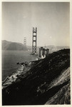 [Golden Gate Bridge under construction]