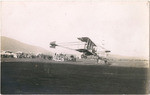 [Biplane at Tanforan air show, San Bruno]