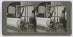 Wool 18. Drying. Bolts pinned to endless steel chain carried thru drying room and rewound as it comes out. Calif., 132