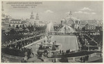 Lagoon and fountain in South Gardens, Pan.-Pac. Int. Exposition, San Francisco, 1915