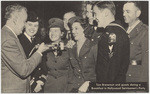 Tom Breneman and guests during a Breakfast in Hollywood Servicemen's Party
