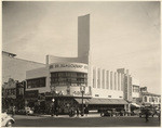 [Exterior full corner view Dr. Beauchamp Dentistry, Hollywood Boulevard and Cahuenga Boulevard, Los Angeles]