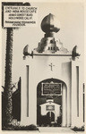 Entrance to Church and India House Cafe, 4860 Sunset Blvd., Hollywood, Calif., Paramhansa Yogananda, founder