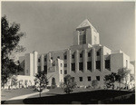 [Exterior full front view Los Angeles Public Library, 630 West 5th Street, Los Angeles]