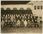 [Group portrait, farewell dinner for Eric Cullenward], B31