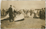 [Arch Hoxsey's wrecked airplane, Los Angeles, December 31, 1910]