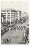 [Military parade on Broadway]