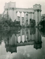 Reflection of colonnade in lagoon, 1024