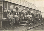 Supper-time at Camp Fraser, Standard Lumber Co.