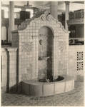 [Interior detail of Batchelder tile work fountain Union Auto building]