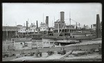 [Steamers moored on the Sacramento River]