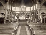 [All Saints Church, Pasadena], front; [Interior, All Saints Church], verso