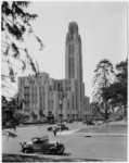 [Exterior full corner view Bullock's Wilshire building.]