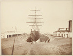 ["City of Peking" at dry dock]