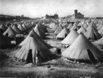 [Tents at refugee camp. Unidentified location]