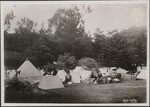 [Scene from refugee camp in Golden Gate Park]