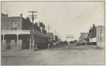 View of Yosemite Ave., one of Madera's principal business streets, Madera, Madera County, California